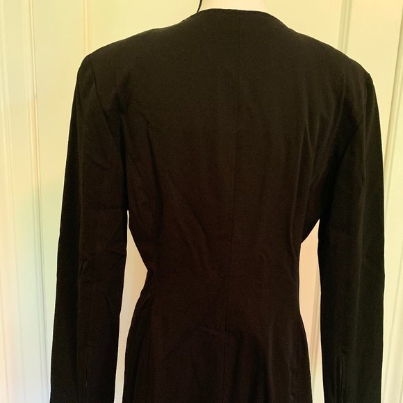 VTG Anne Klein 3/4 Length Nylon Blend Jacket, Size 10 (Fit Similar to Size 6) - Picture 3 of 7